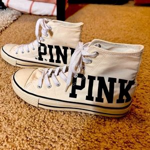 Cream PINK high-top